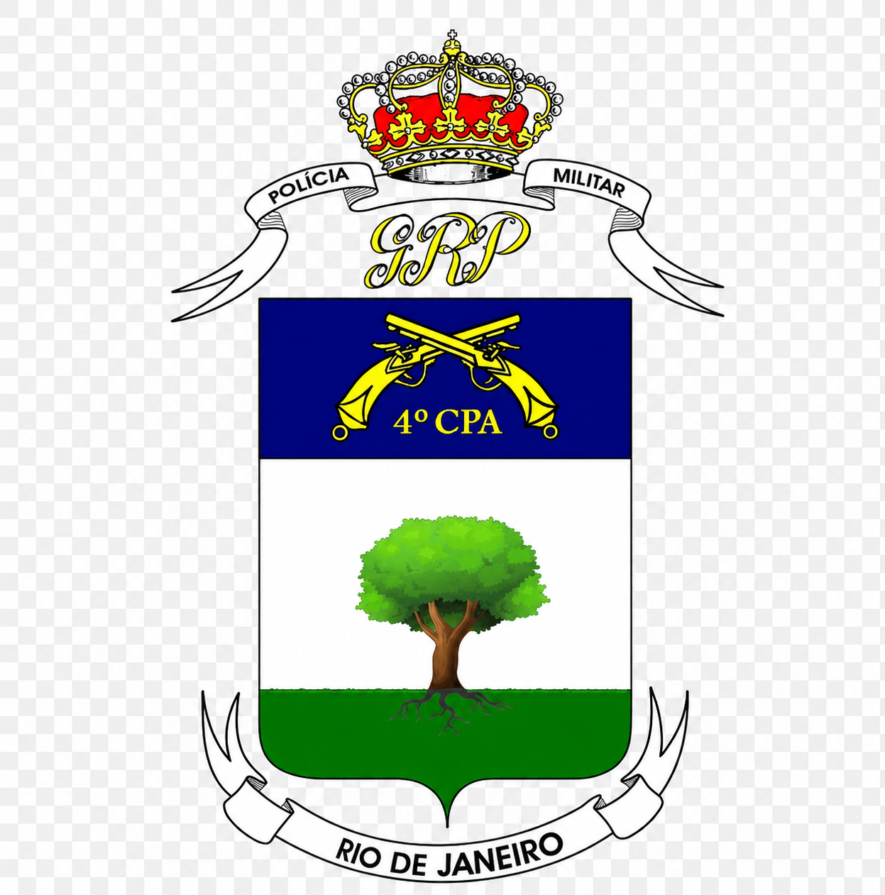 Logotipo do 4º Comando de Policiamento de Área